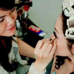Anita makeup and hairdo